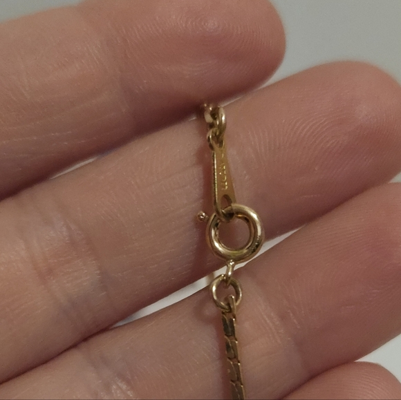 Vintage Avon 14K Gold Filled 1/20 Square Chain Link Bracelet 7.5" Long Unisex - Picture 7 of 12